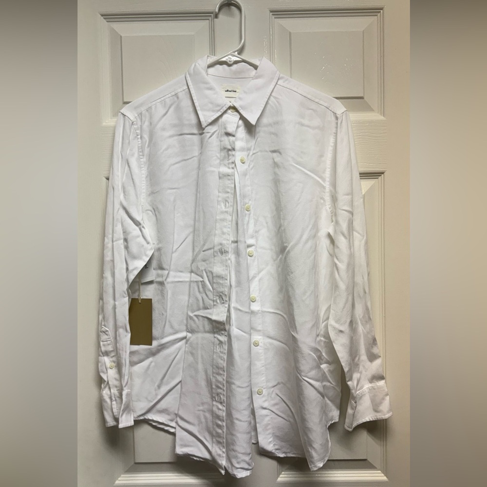 Aritzia Wilfred sail shirt - white
